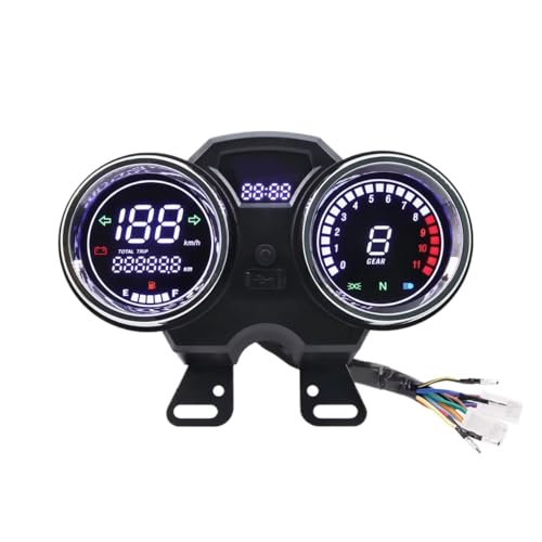 Compteur de vitesse numérique moto à écran électronique étanche et précis