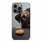 IBILIU Dogs Cover Case Compatible with iPhone Lovely Dogs Pug Puppy Phone Case Compatible with iPhon