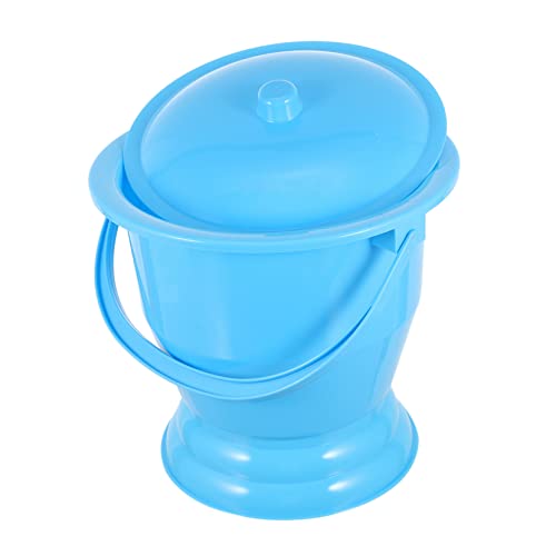 GRADENEVE スピットン小便器 toilet 男性便器ボトル 携帯尿ポット 用旅行用おしっこボトル 尿キット 妊婦用家庭用便器 便利な便器ポット おまる pp Blue 再利用可能