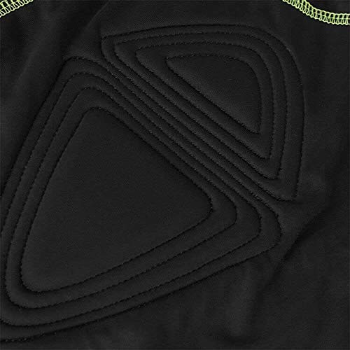 KELME Soccer Goalie Jersey Padded Uniform Kit - Goalkeeper Jersey, Shorts & Socks - Mens Football Padded Shirt - Kids and Adult Sizes (Blue, Kids 10)