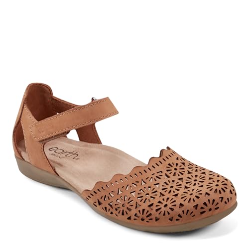 Earth Footwear Women's, Bronnie Sandal, TAN 101, 7 W