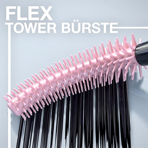 4. Bild von Maybelline New York Sky High Schwarze Wimperntusche für extrem lange Wimpern und Volumen, Lash Sensational Sky High Mascara, Farbe: Very Black, 7,2 ml