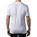 Sweatproof Undershirt for Men with Underarm Sweat Pads (Original Fit, Crew Neck) White
