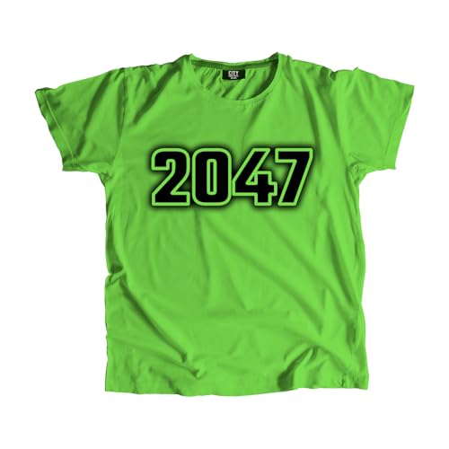 T-shirt 2047 pour homme vêtement unisexe idéal pour le télétravail et les sorties