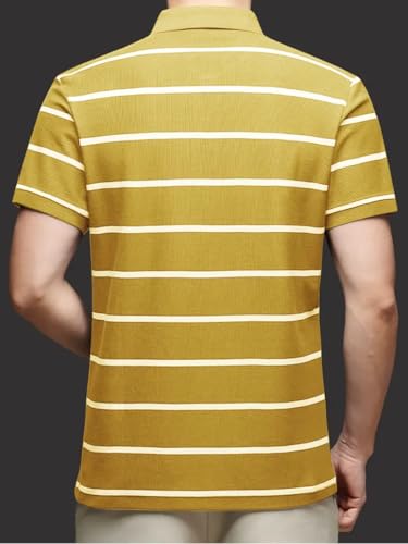 Image of TAGAS Men's Short Sleeve Polo Shirt, Button Up Collar | T-Shirt for Mens | Casual T Shirt for Men | (MT-7)