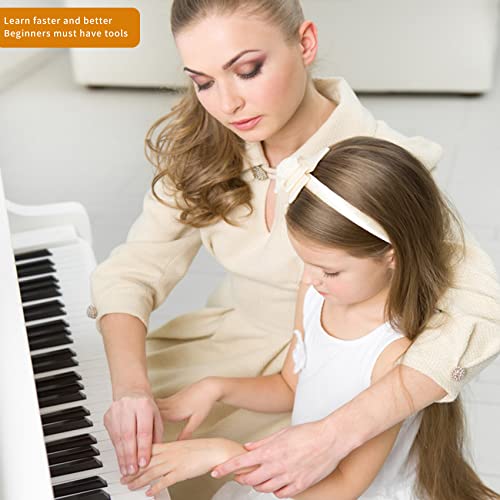 Webingo Piano Notes Guide For Beginner, Removable Piano Keyboard Note Labels For Learning, 88-Key Full Size, Made Of Silicone, No Need Stickers, Reusable And Comes With Box (Classic Black） #TOP6