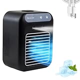 Glacier Breeze Ac - Glacier Breeze Portable Ac Unit, 2025 New Portable Air Conditioner Instant Cooling, 2 Speeds, Ultra-Quiet, Evaporative Cooler Portable Ac Keep Your Cooling This Summer (Black)