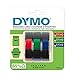 DYMO 1741671 Embossing Tape, Red, Green and Blue, 3/8-Inch