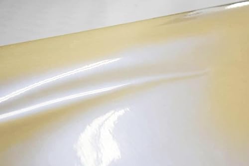 Miniatura 9 de VViViD Space Pearl White Gloss - Película de vinilo de 12 pulgadas x 5 pies para bricolaje, sin ensuciar, fácil de instalar, adhesivo de liberación