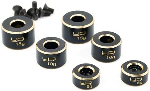 Yeah Racing YA-0552 Brass Chassis Weight Balancer 5g 10g 15g for RC Car