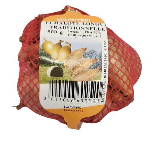 Echalote longue filet de 500 g - calibre 30/50 - Origine France