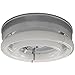 Sunlite 41312-SU 12" Classic Ceiling Fixture, Uses 2 Fluorescent Circline Bulbs (Not Included), 120 Volts, for Kitchens, Breakrooms, Laundry Rooms, Closets, Hallways, UL Listed, Chrome Finish