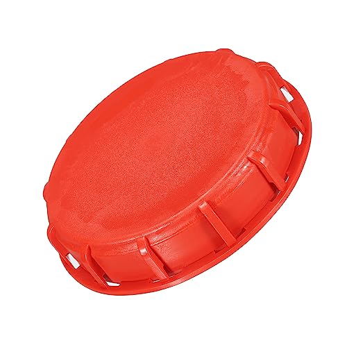 PATIKIL IBC Tote Lid Cover 6.5", IBC Tank Cap Fitting Plastic Water Liquid Storage with Gasket for Industry Agriculture Chemical Red - Image 3