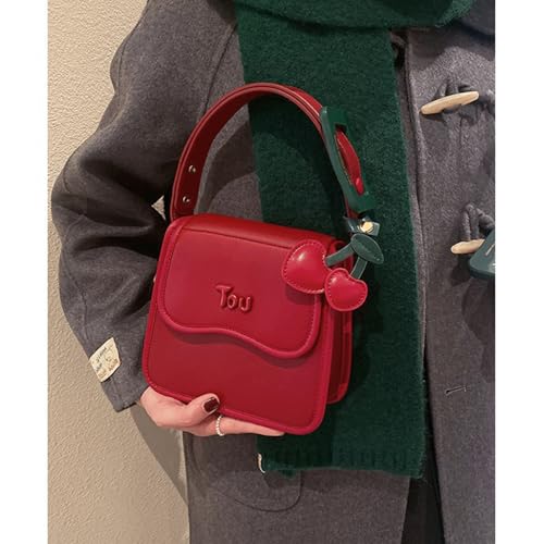 Cherry Purse Women Cute Shoulder Bag Y2K Cherry Tote Bag Trendy Coquette Bag Kawaii Small Purses3