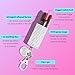 BlingSting Pepper Spray Keychain for Women Silver