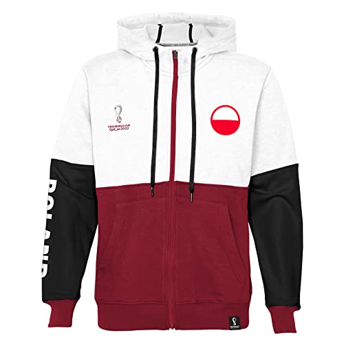 Image of Outerstuff International Soccer mens Fifa World Cup Country Contrast Panel Fleece Hood