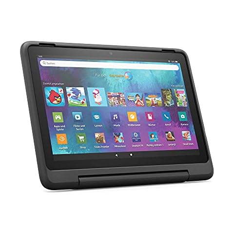 Fire HD 10 Kids Pro-Tablet | Ab dem Grundschulalter | 25,6 cm (10,1 Zoll) großer Full-HD-Bildschirm (1080p), 32 GB, kindgerechte Hülle in Schwarz Cover