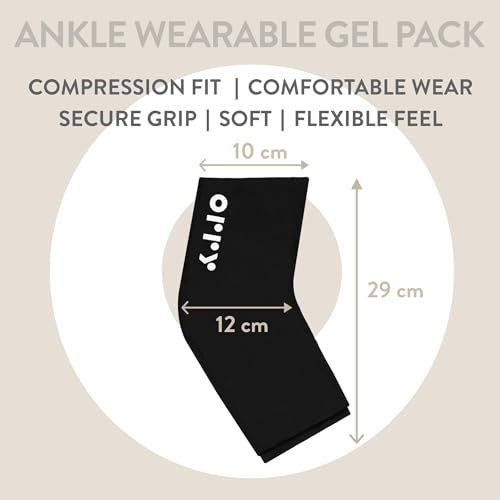 Image of ORRY Ankle Wearable Gel Pack - Heat & Cold Therapy
