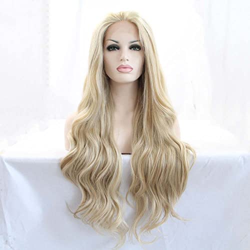 Perruque de cheveux longs blonds pour vos soirées et événements spéciaux
