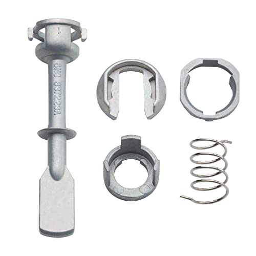 ZEALfix Kit de reparación de cilindro de cerradura izquierda o derecha 58 mm 6N0837223A Excéntrico Paddle apto para Polo 6N