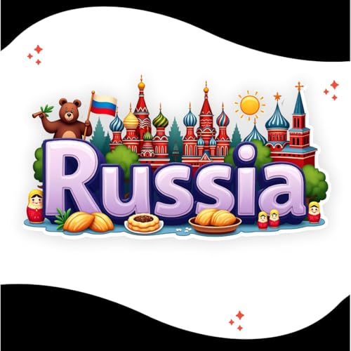 Image of Zesta Wooden Fridge Magnets Set | Refrigerator Decor Magnets for Kitchen | India Souvenir Fridge Magnet Collection | Wooden Magnet for Fridge Door Decoration (Russia)