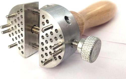 TAURISH Universal Peg Clamp Work Holder Vice Vise Tool With 8 Pins Machine Tools-Base Jewelry Making (Hand Held Clamp)