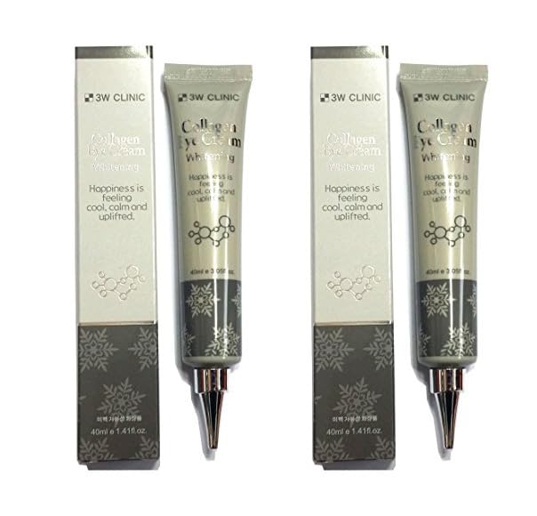 3W Clinic/ Collagen Eye Cream 40ml x 2EA/Anti wrinkles,Moist/Korea-Beauty/Korea Made