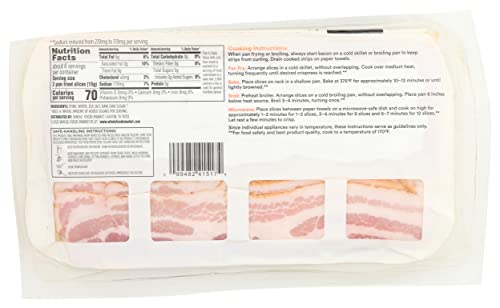 365 By Whole Foods Market, Pork Bacon Center Cut Smokehouse Uncured Reduced Sodium, 12 Ounce #TOP1