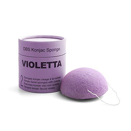 Scatola Duo Konjac – Spugna Viso rotondo a la Violette