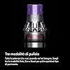 Dyson Cyclone V10 Absolute aspirapolvere senza filo, 150 Airwatt, autonomia 60 minuti – tecnologia anti-groviglio, spazzola Fluffy per pavimenti duri