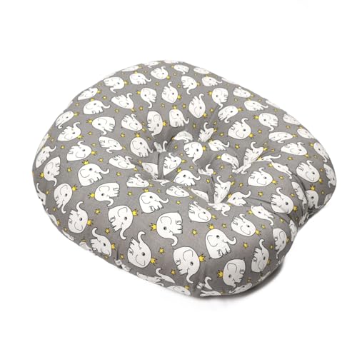 TUSUO Floor Lounge Pillow, Skin Friendly Lounger Pillow with Handle Multifunctional Soft 𝖡𝖺𝖻𝗒 Shower Gift (Grey)