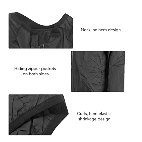 Chaqueta Rompeviento Negra Talla XL miniatura 3