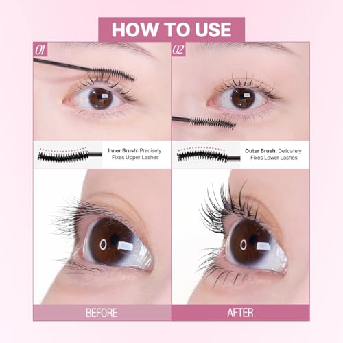 Image of CLIO Kill Lash Superproof Mascara Fine, Waterproof Fixing Mascara, Natural Defining Look, Long-Lasting & Lengthening, Clump & Smudge-Free, for Sensitive Eyes, Korean Makeup Beauty (02 Mousse Brown)