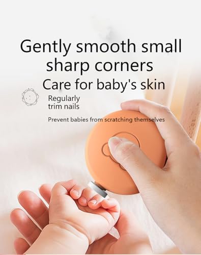 Kit de manucure sécurisé Bébicure orange, cadeau de naissance - 4