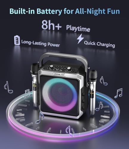 Portable Bluetooth Karaoke Microphone