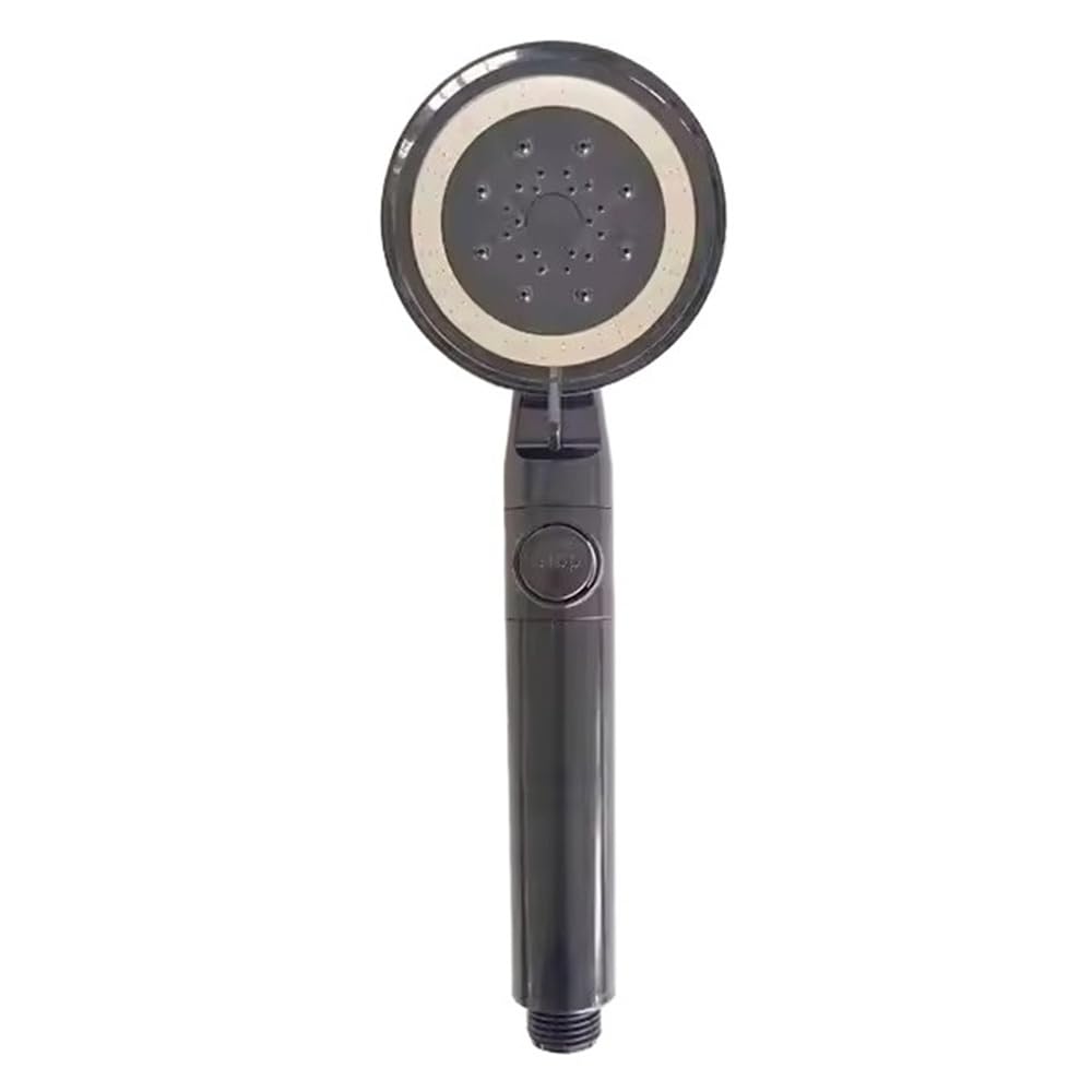 Pomme de douche de tête 12 pouces avec douchette noire encastrée 4 modes