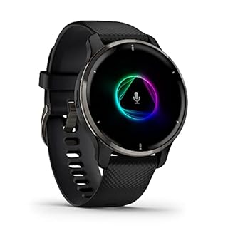 Garmin Venu 2 Plus – GPS-Fitness-Smartwatch mit Bluetooth Telefonie und Sprachassistenz. Ultrascharfes 1,3“ AMOLED-Touchdisplay, Fitnessfunktionen, Garmin Music und Garmin Pay (Generalüberholt)