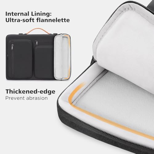 Laptop Bag Case 17 Inch Computer Shoulder Sleeve for 17.3" Lenovo Legion 5/5i /IdeaPad L340 /HP Gaming Pavilion 17/Dell G7 17/ENVY Laptop 17/LG gram 17/17.3" MSI 17/Acer/Asus,Black3
