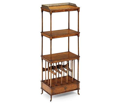 Jonathan Charles Windsor Medium Walnut Etagere Rack