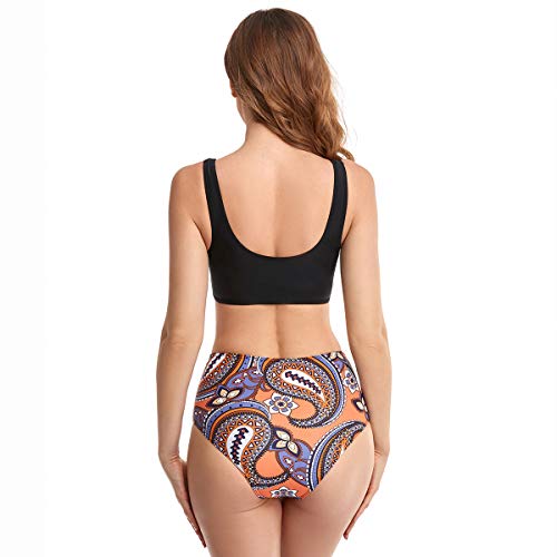 Image of JerrisApparel Girl Swimsuit Two Pieces Bikini Set Family Matching Bathing Suit