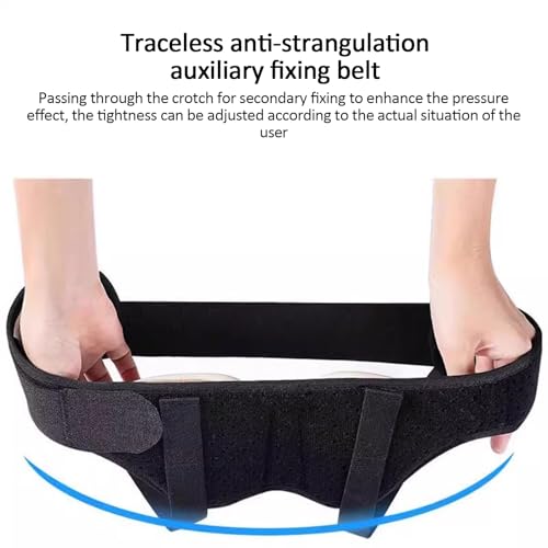 Faja para hernia ajustable con pads de compresión, talla L miniatura 3