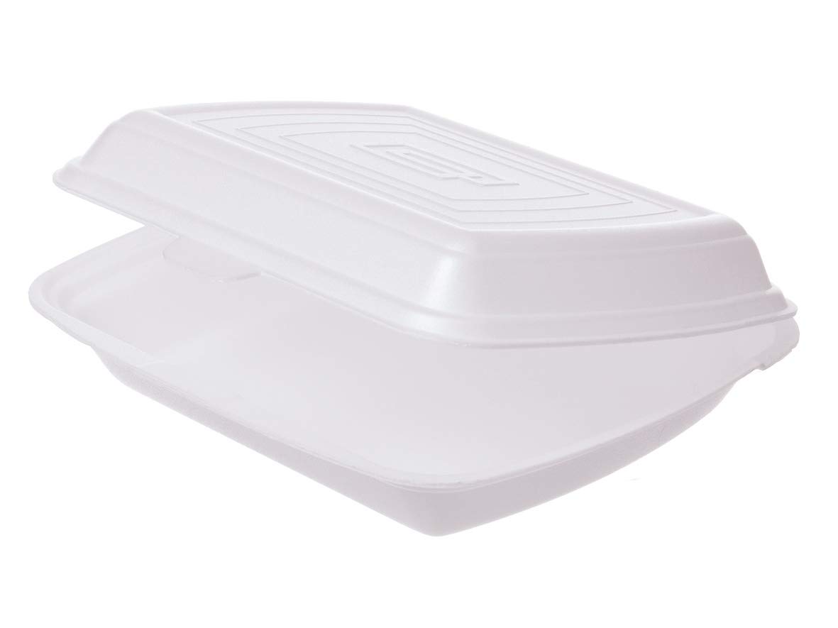 200 Menüboxen Außerhausboxen Imbiss Lunchboxen weiß Premium laminiert 23x19x7,5cm ungeteilt - Inkl. Verpackungslizenz in D