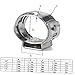 ANDRESLAD 10pcs Stainless Steel Single Ear Hose Clamps Water and Gas Clips Heavy Duty Hose Clips for Automotive Industrial and Applications