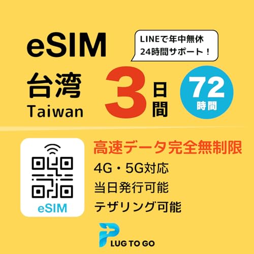 yp eSIMz 3 S g s\ 4G-LTE f[^ʐMp p sim p SIMJ[h C[V t LINE24ԃT|[g (eSIM | 3Ԗ)