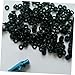 BRIGHTFUFU 100pcs Professional Dart Rod Round Pad Black Rubber Gasket Easy Install Non-Slip for Game Competition