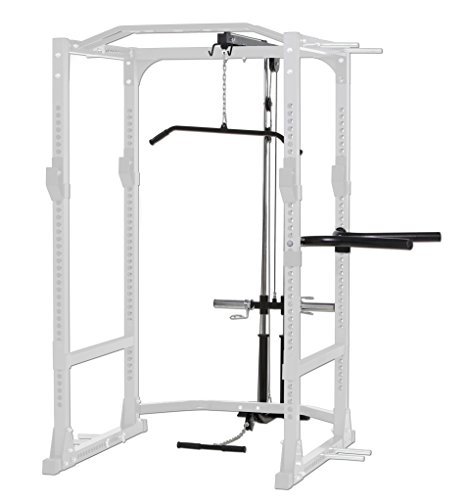 Suprfit Rango LAT Extension de traction | Attachment LAT | Tour de traction | Extension de rack | Barre de traction | Câble | Pièce de montage Rango Power Rack | Charge maximale jusqu'à 120 kg | Noir – Image 3