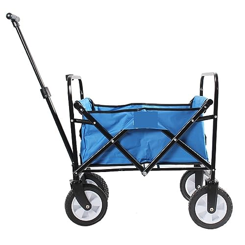 IRYZE Carro Utility Outdoor Plegable Carga Pesada Carro de Jardín Carro de Compras para Camping Playa Exterior Azul miniatura 1