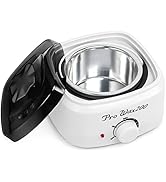 Ranrose Wax Warmer for Hair Removal White, 500ML Melting Wax Pot Machine Electric Hot Wax Warmer ...