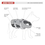 EzyDog Schwimmweste Hund - DFD Hundeschwimmweste - Schwimmwesten für für Kleine, Mittelgroße und Große Hunde - Rettungsweste mit Griff und Reflektoren, Größenverstellbar (XL, Rot)