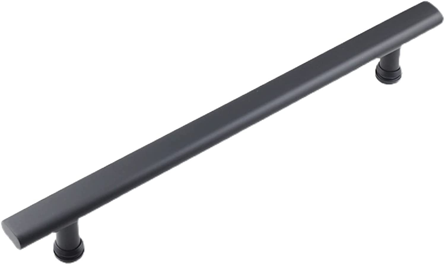 HYLYGFH Glass Door Handle Shower Room Door Handle Black 304 Stainless Steel Push and Pull Glass Door Handle Hole Distance 300mm/400mm/440mm